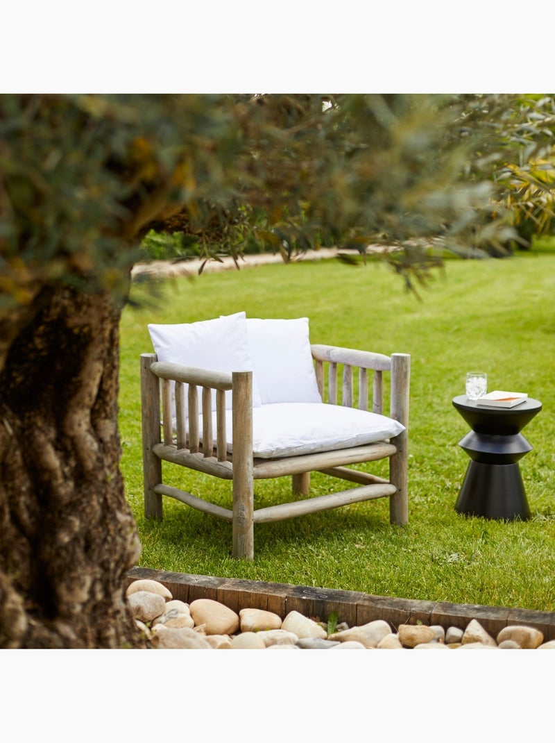 Cuscino esterno impermeabile MINORQUE con rivestimento sfoderabile Bianco - Kiabi
