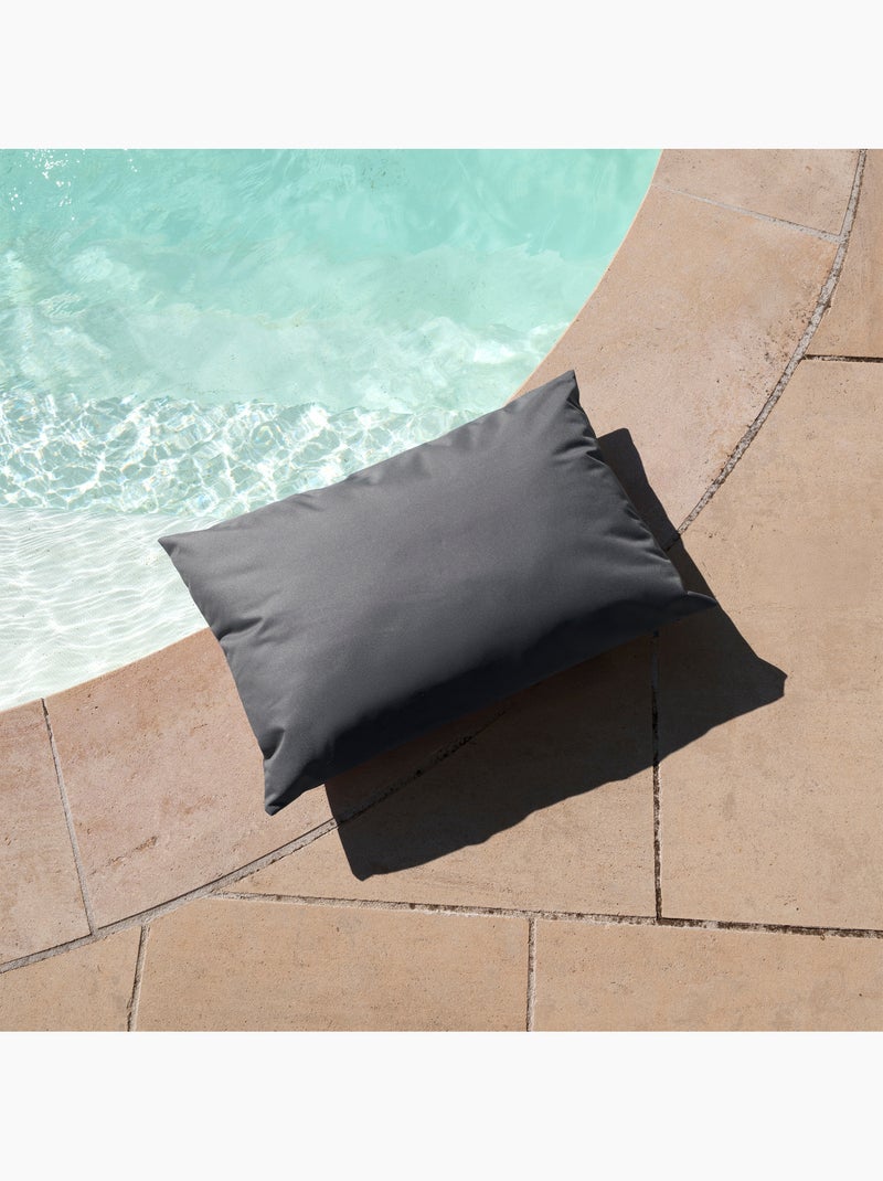 Cuscino esterno impermeabile MINORQUE con rivestimento sfoderabile Grigio antracite - Kiabi