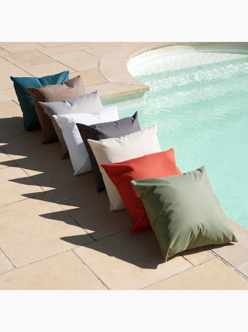 Cuscino esterno impermeabile MINORQUE con rivestimento sfoderabile Rosso - Kiabi