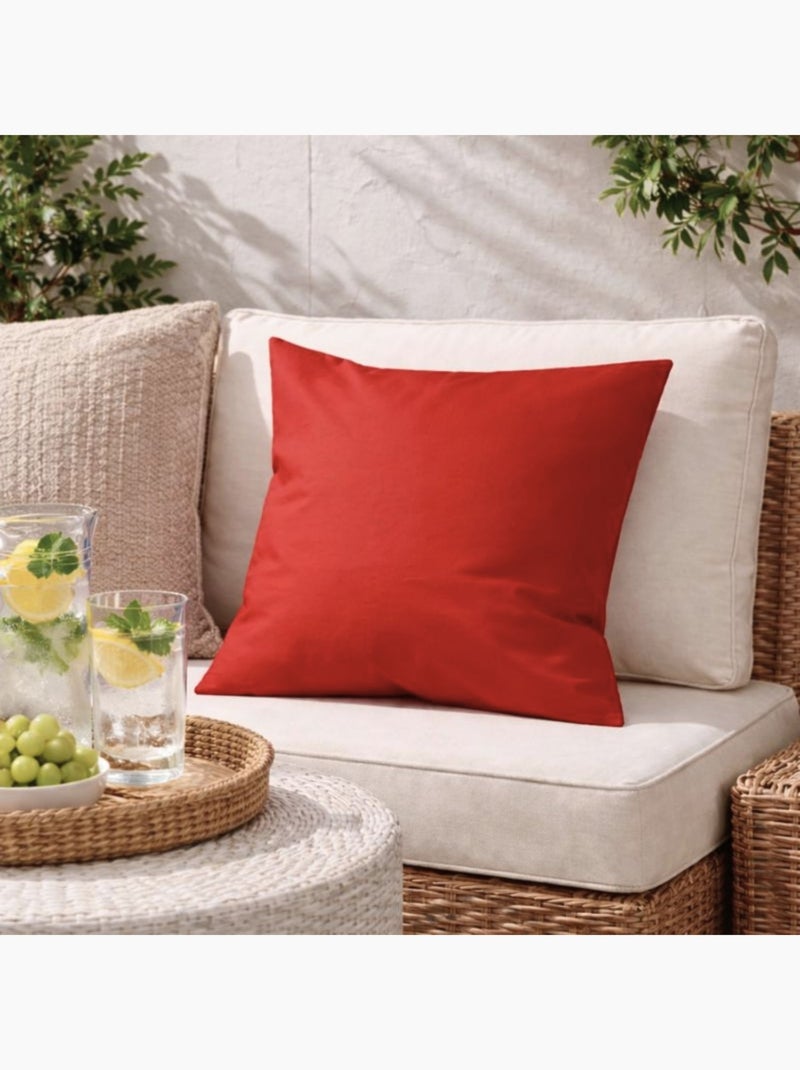 Cuscino esterno impermeabile MINORQUE con rivestimento sfoderabile Rosso - Kiabi
