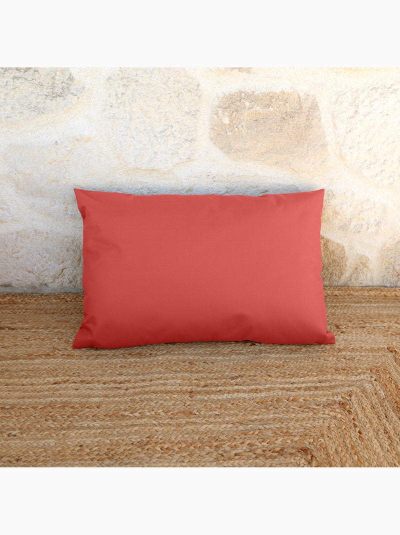 Cuscino esterno impermeabile MINORQUE con rivestimento sfoderabile Terracotta - Kiabi