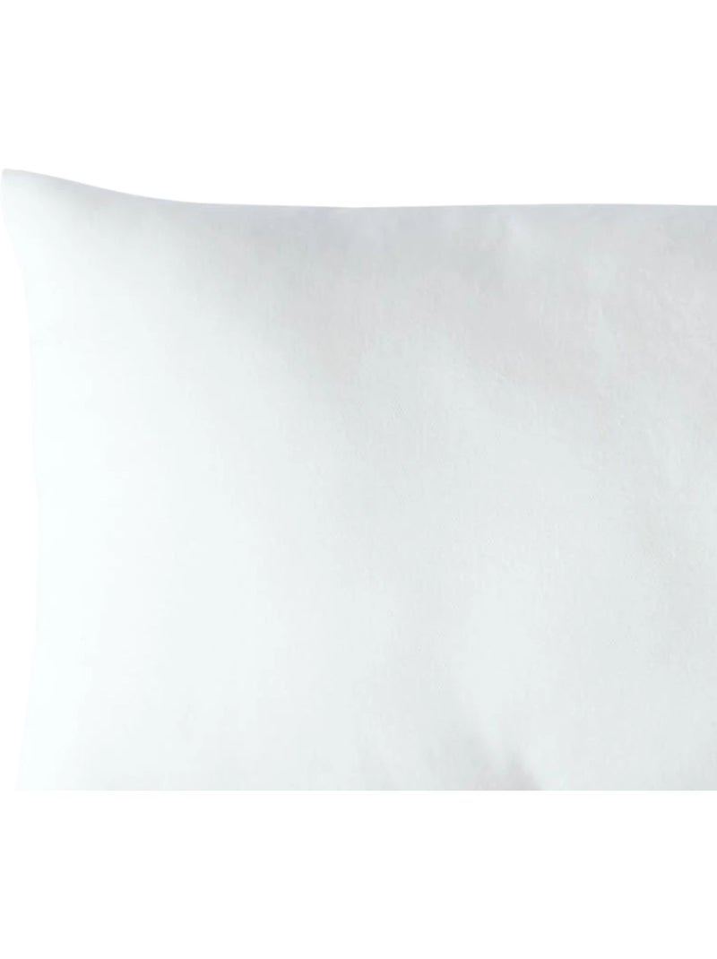 Cuscino in cotone a tinta unita con fodera non sfoderabile Bianco - Kiabi