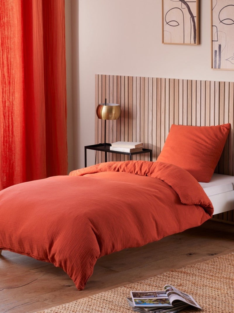 Cuscino in Cotone Alia PROMO LINGE Terracotta - Kiabi
