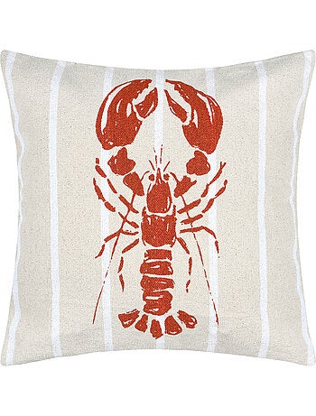 Cuscino in cotone aragosta
