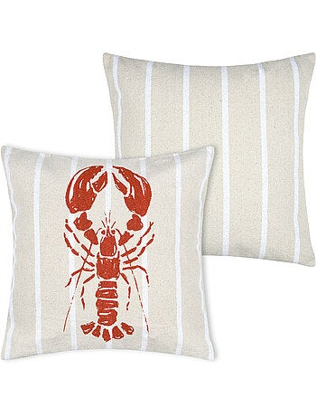 Cuscino in cotone aragosta