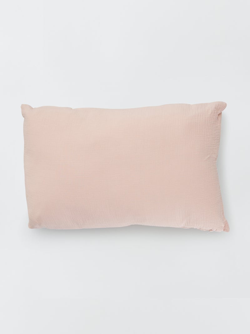 Cuscino in doppia garza di cotone ROSA - Kiabi