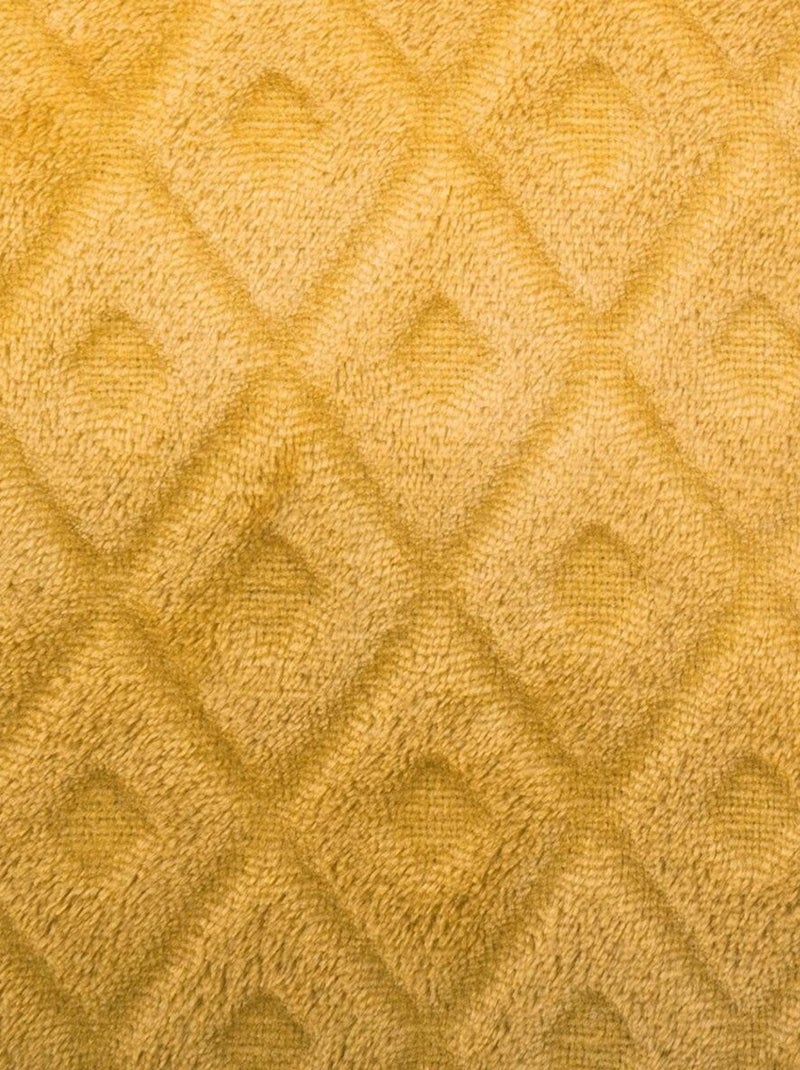 Cuscino in flanella con effetto 3D Giallo - Kiabi