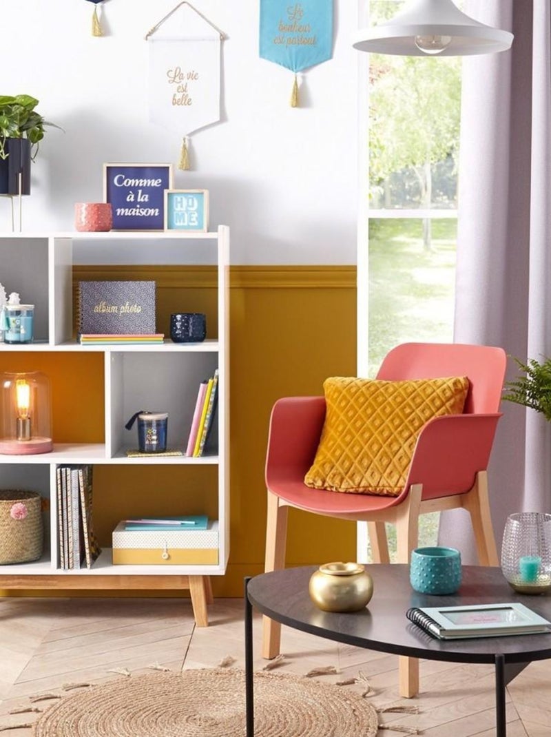 Cuscino in flanella con effetto 3D Giallo - Kiabi