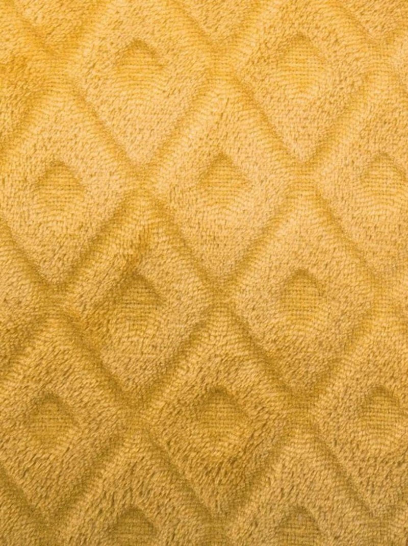 Cuscino in flanella con effetto 3D Giallo - Kiabi