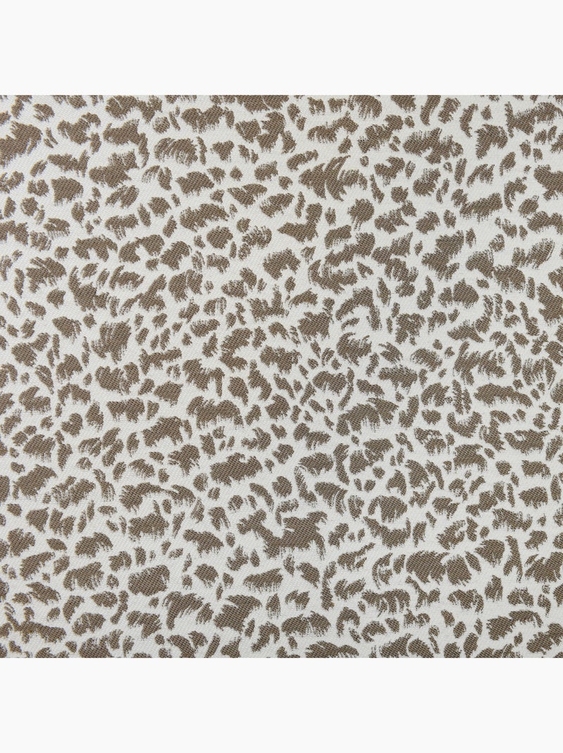 Cuscino in jacquard a trama astratta, stile naturale Tortora - Kiabi
