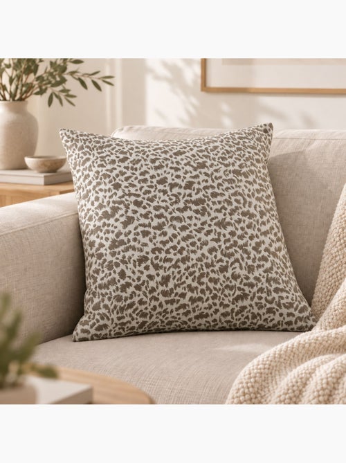 Cuscino in jacquard a trama astratta, stile naturale - Kiabi Cuscino in jacquard a trama astratta, stile naturale - Kiabi