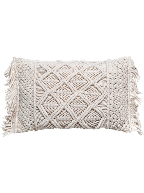 Cuscino in macramè con frange - Kiabi Cuscino in macramè con frange - Kiabi