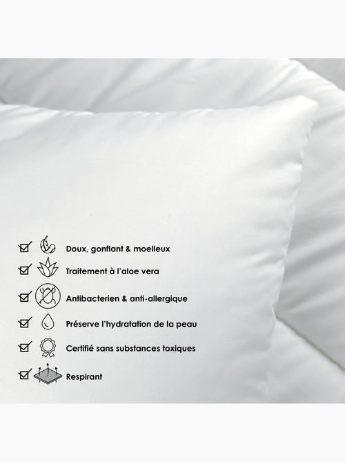 Cuscino in microfibra traspirante con trattamento all'aloe vera - Kiabi