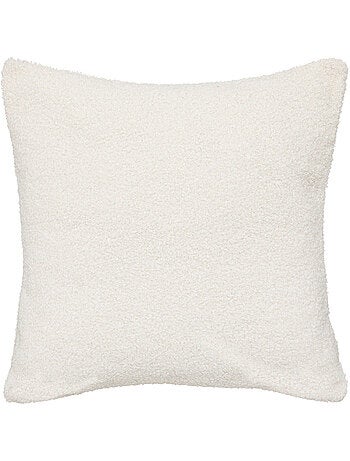 Cuscino in pelliccia sintetica jaiko 40x40cm avorio