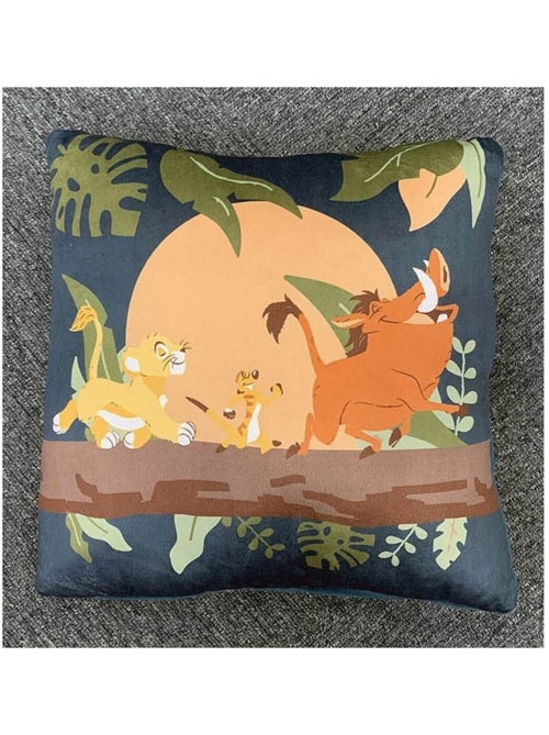 Cuscino in Peluche Il Re Leone per Bambini Decorativo 35x35 cm, Hakuna Matata - Kiabi