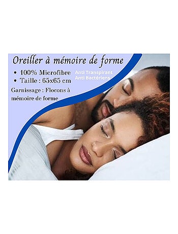 Cuscino in Poliestere Flocon Mémoire de Forme PROMO LINGE