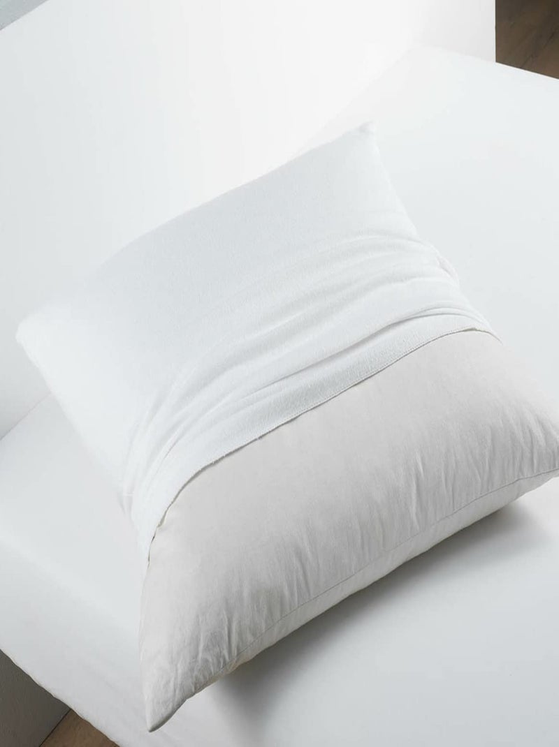 Cuscino in Poliestere Flocon Mémoire de Forme PROMO LINGE Bianco - Kiabi