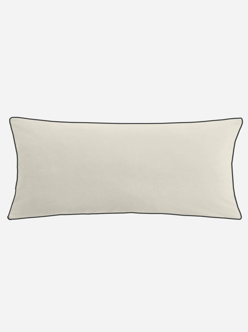 Cuscino in velluto 45 x 90 cm BIANCO - Kiabi