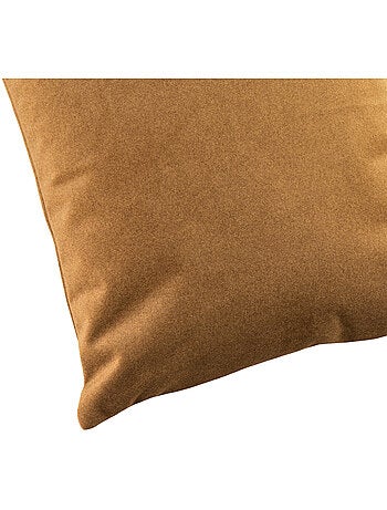 Cuscino in velluto effetto pelle di pesca