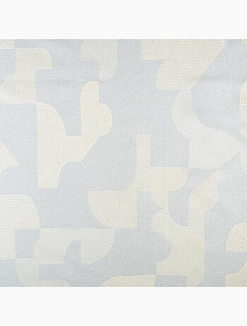 Cuscino jacquard geometrico a trama retrò