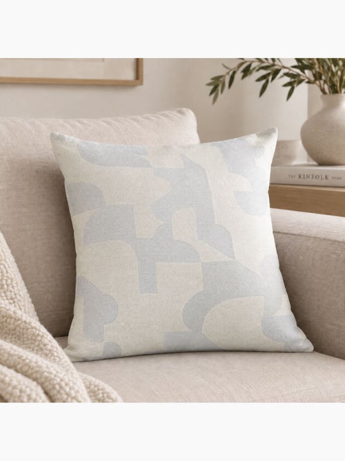 Cuscino jacquard geometrico a trama retrò - Kiabi Cuscino jacquard geometrico a trama retrò - Kiabi