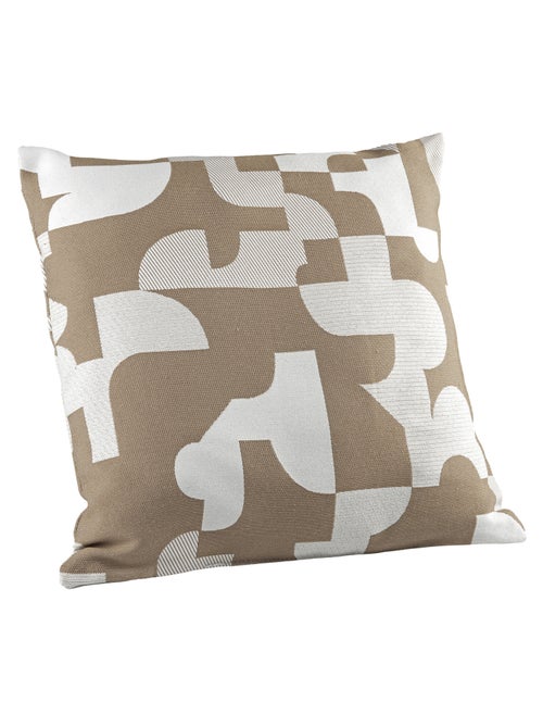 Cuscino jacquard geometrico a trama retrò - Kiabi