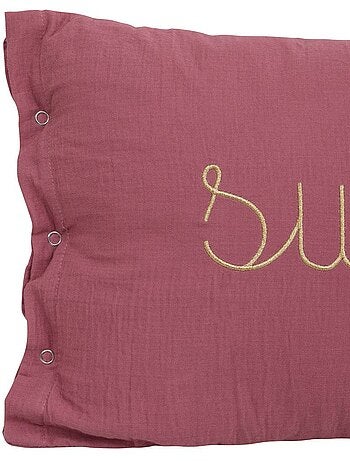 Cuscino lili rosa antico 50x30cm