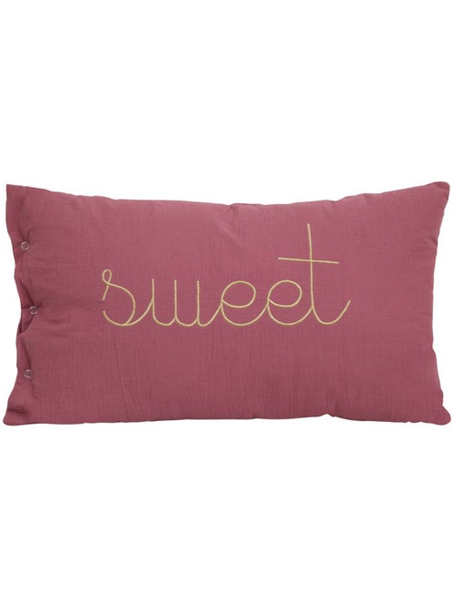 Cuscino lili rosa antico 50x30cm - Kiabi Cuscino lili rosa antico 50x30cm - Kiabi