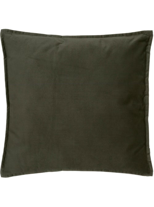 Cuscino lilou in cotone verde cachi 45x45cm - Kiabi