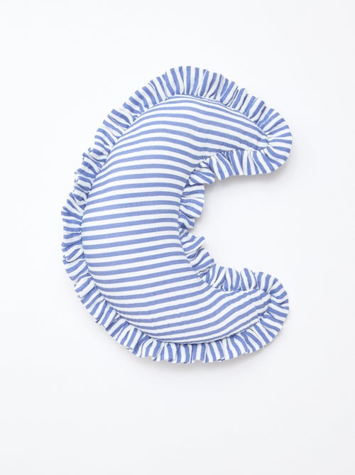 Cuscino luna a righe e volant - Kiabi
