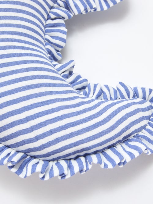 Cuscino luna a righe e volant - Kiabi
