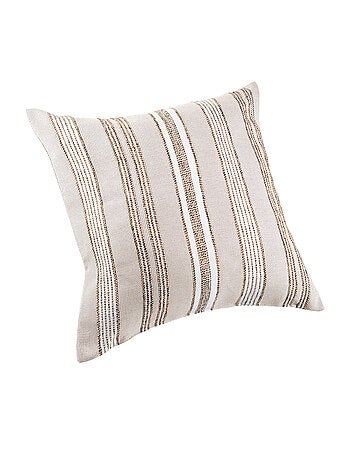 Cuscino outdoor a righe idrorepellente