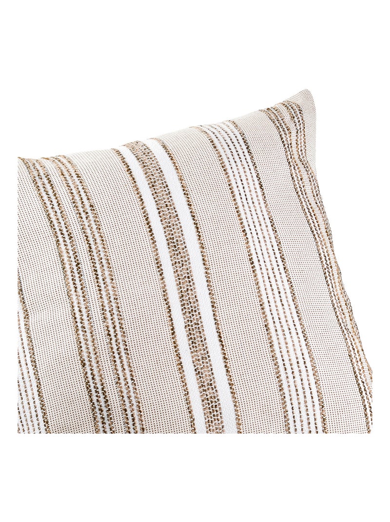 Cuscino outdoor a righe idrorepellente Verde - Kiabi