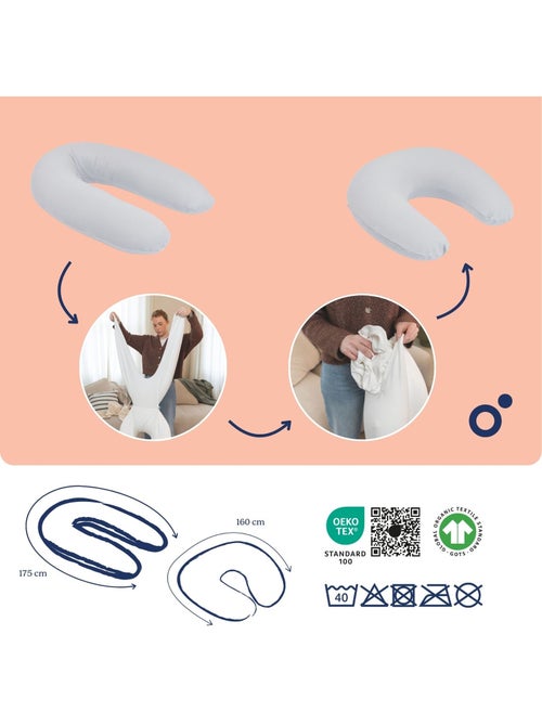 Cuscino per allattamento e gravidanza 2 in 1 twisty 'doomoo' - Kiabi Cuscino per allattamento e gravidanza 2 in 1 twisty 'doomoo' - Kiabi