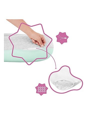Cuscino per allattamento e gravidanza evolutivo 2 in 1 Fluffy 'Badabulle'