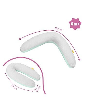 Cuscino per allattamento e gravidanza evolutivo 2 in 1 Fluffy 'Badabulle'