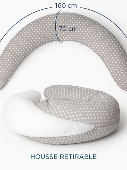 Cuscino per allattamento e gravidanza Thermobaby stelle cotone OEKO-TEX - Kiabi Cuscino per allattamento e gravidanza Thermobaby stelle cotone OEKO-TEX - Kiabi
