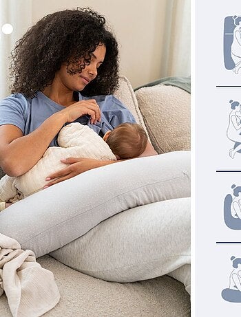 Cuscino per allattamento e gravidanza XXL MAXXY 'doomoo'