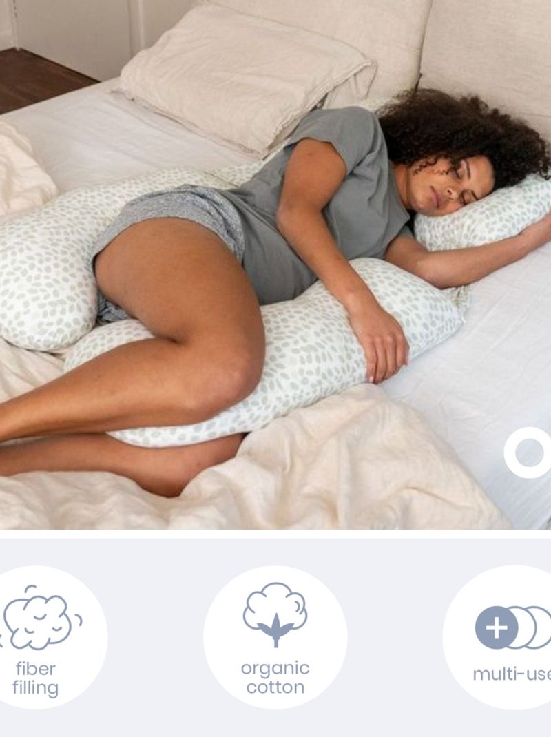 Cuscino per allattamento e gravidanza XXL MAXXY 'doomoo' Verde chiaro - Kiabi