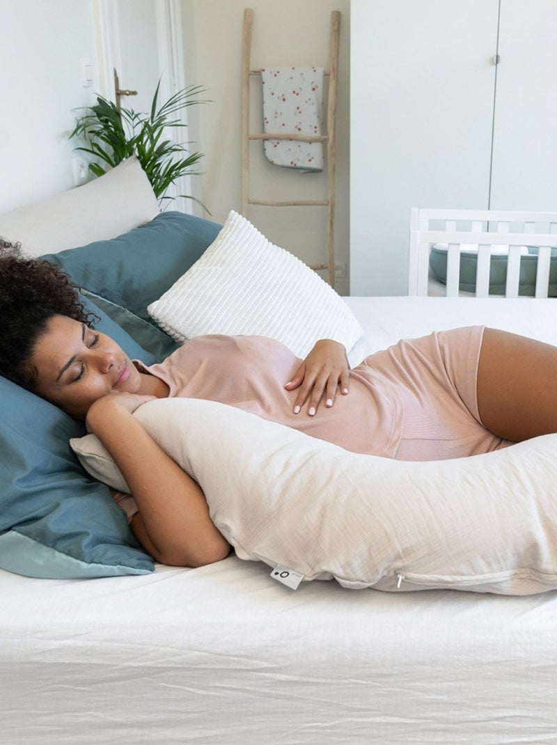 Cuscino per l'allattamento e la gravidanza Comfy Big Tetra 'Doomoo' Beige - Kiabi