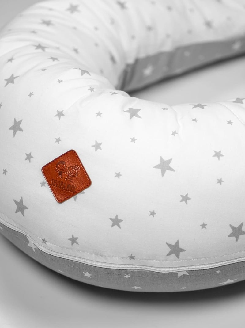Cuscino per maternità e allattamento + copertura, stella | sevira kids | sevira kids Bianco - Kiabi