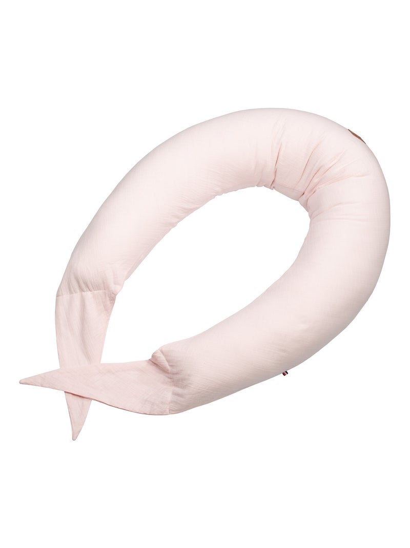 Cuscino per maternità e allattamento + federa in mussola di cotone | sevira kids | sevira kids Rosa - Kiabi