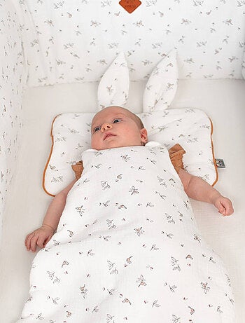 Cuscino per neonato piatto e reversibile in cotone | SEVIRA KIDS