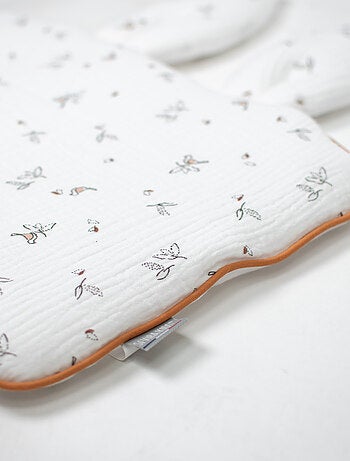 Cuscino per neonato piatto e reversibile in cotone | SEVIRA KIDS