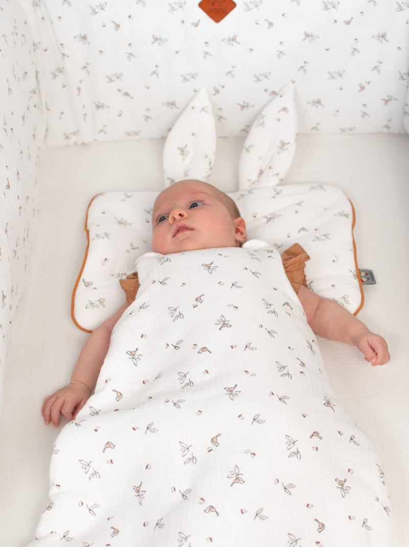 Cuscino per neonato piatto e reversibile in cotone | SEVIRA KIDS Bianco - Kiabi