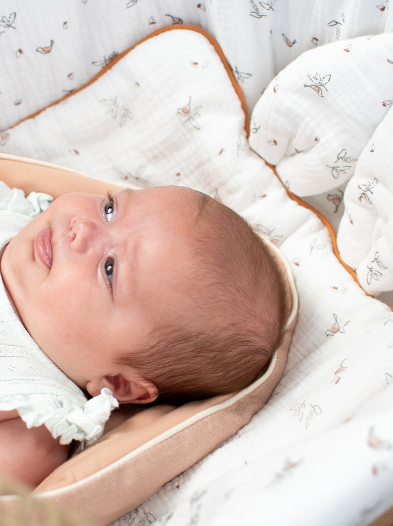 Cuscino per neonato piatto e reversibile in cotone | SEVIRA KIDS Bianco - Kiabi