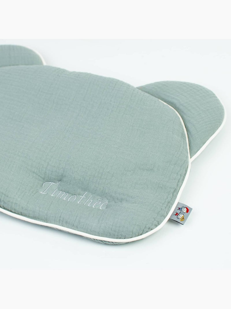Cuscino per neonato piatto e reversibile in cotone | SEVIRA KIDS Ecru - Kiabi