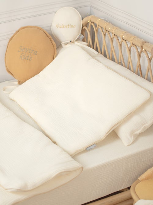 Cuscino per neonato piatto e reversibile in cotone | SEVIRA KIDS - Kiabi