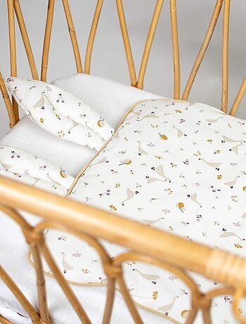 Cuscino per neonato piatto e reversibile in cotone | sevira kids | sevira kids