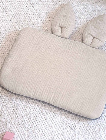 Cuscino per neonato piatto e reversibile in cotone | sevira kids | sevira kids